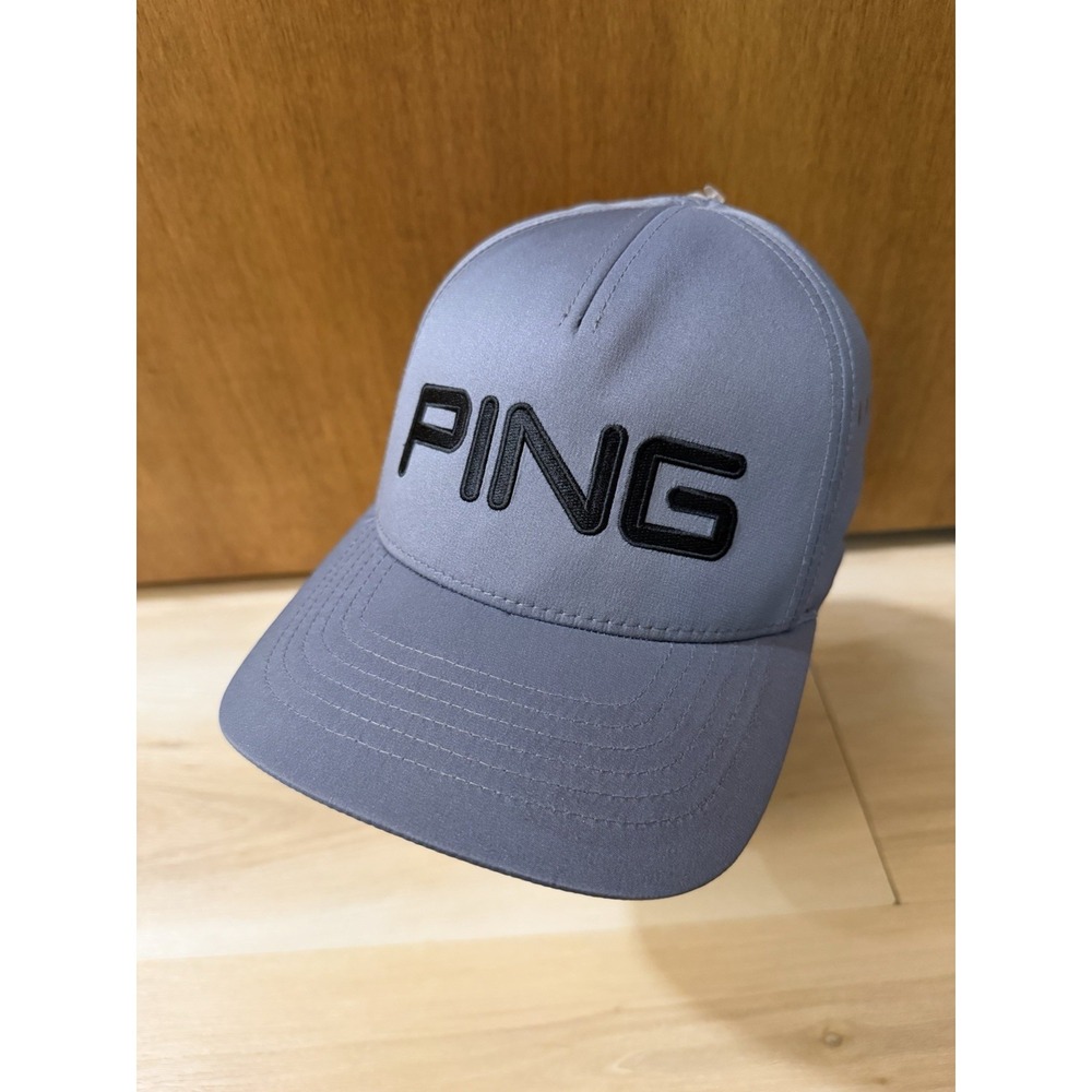 Ping Golf Hat Cap Mens Baseball Cap Small Medium S/M Fitted Gray New